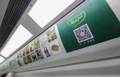 聊城農產品投放北京地鐵車廂廣告